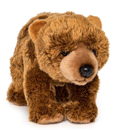 grizzly bear soft toy|realistic bear stuffed animal.